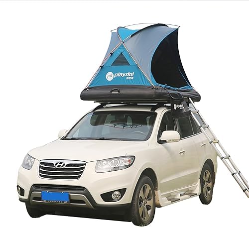 2 Person Inflatable Car Roof Top Tent with Pump,4 Season Waterproof and Sun Resitant Camping Dome Camping Tents for SUV, Truck and Universal Car Tent,Easy Setup