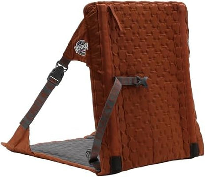 Crazy Creek HEX 2.0 Original Chair for Camping, Stadium Seating & More, on All Terrains, Adjustable Straps, Compact Design, Water-Resistant, Copper/Slate