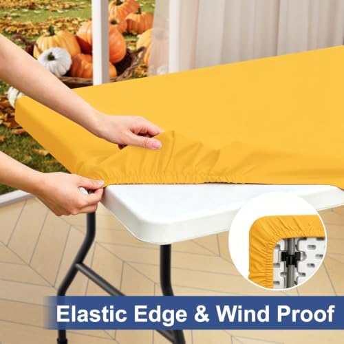 homing Rectangle Table Cloth Cover 4 Foot Elastic Fitted Tablecloth