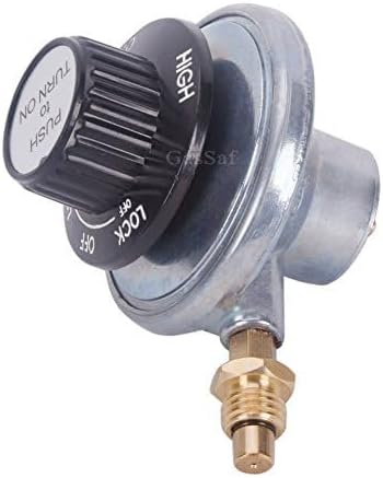 GasSaf Propane Gas Grill Control Valve Table Top Regulator