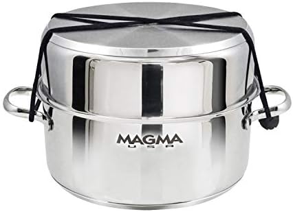 Magma A10-363-2-IND 7 Piece Stainless Steel Non-Stick Nesting Cookware Set