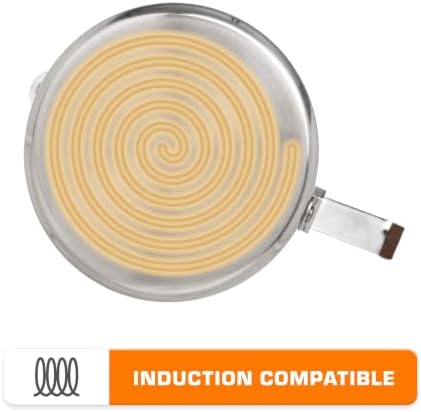 COLETTI Bozeman Induction Coffee Maker — Percolator Coffee Pot, Coffee Percolator – Brews 3 Kinds of Ways: Fire, Stovetop, & Induction (6 Cup)