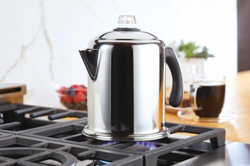 Farberware Classic Stainless Steel Yosemite 12-Cup Coffee Percolator