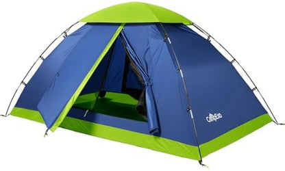 Camping Tent, 1-2 Person Tent, Lightweight Waterproof Backpacking Tent, 5-Minute Setup Outdoor Tent with Carry Bag, Ideal for Camping Hiking