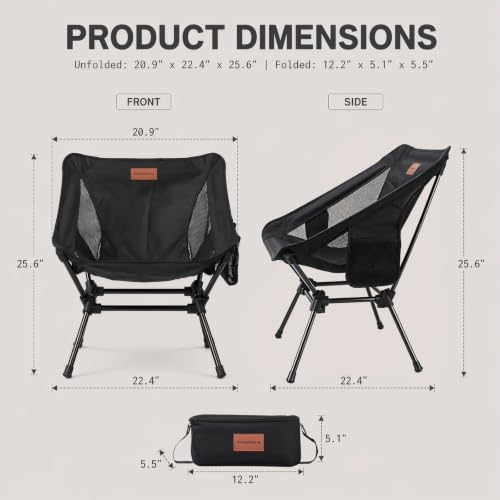 Portable Camping Chair Lightweight Foldable Outdoor Chair