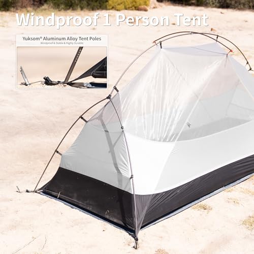 Naturehike Mongar Upgraded 1/2/3 Person Backpacking Tent,Waterproof Lightweight Camping Tent with Footprint