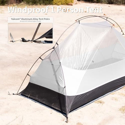 Naturehike Mongar Upgraded 1/2/3 Person Backpacking Tent,Waterproof Lightweight Camping Tent with Footprint