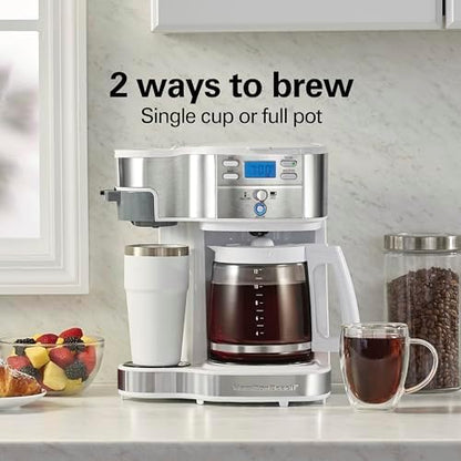 Hamilton Beach 2-Way Programmable Coffee Maker & Single Serve Coffee Maker