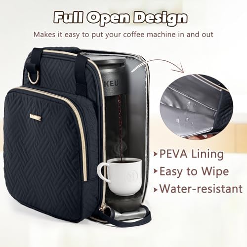 BAGSPRITE Coffee Maker Travel Bag Compatible with Keurig K-Mini Mate