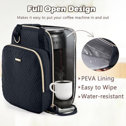 BAGSPRITE Coffee Maker Travel Bag Compatible with Keurig K-Mini Mate