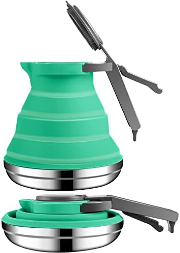 Geiserailie 1.5l Portable Collapsible Kettle Camping Pot
