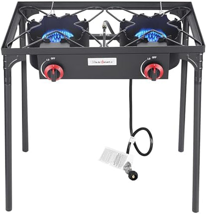 Vivicreate Low Pressure Propane Gas Outdoor Camping BBQ Grill Stove Burner Estufas de Gas para Cocinar Afuera Es gas propano Regulator automatic ignition