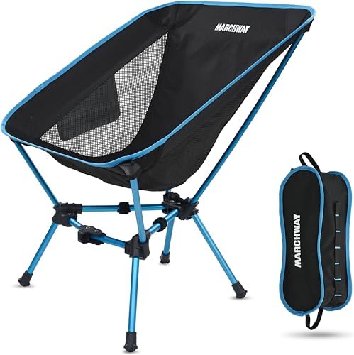 MARCHWAY Lightweight Folding Camping Chair, Portable, Compact and Sturdy
