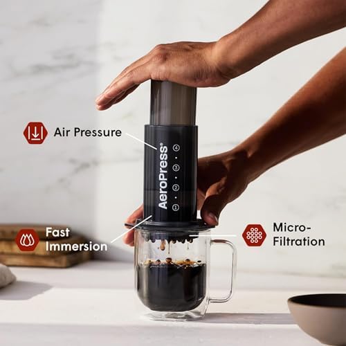 AeroPress Original Coffee Press, French Press, Pour-Over & Espresso Style