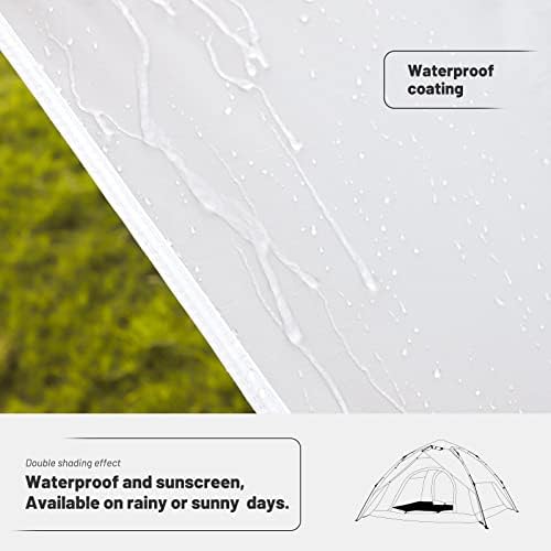 Lightweight Instant Tent for 2 Persons - Waterproof, Windproof, UV Protection - Portable for Outdoor Hunting, Hiking