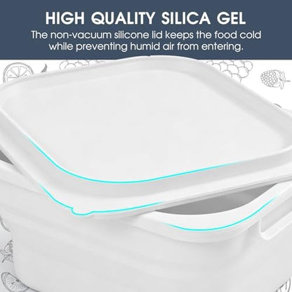 Silicone Cooler Basket for YETI Roadie 15，Dry Goods Trays - Divider and Organizer Accessories for Camping, Tailgating and Storage