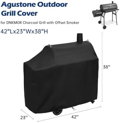 42 Inch Grill Cover for DNKMOR Charcoal Grill with Offset Smoker