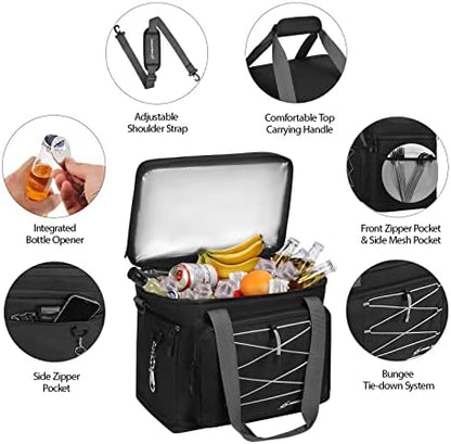 Maelstrom 24/30/60 Can Soft Cooler Bag, Double Deck Portable Ice Chest