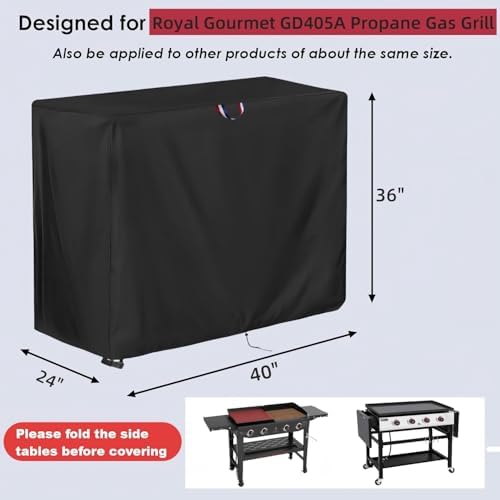 40 Inch Grill Cover for Royal-Gourme-t GD405A Propane Gas Grill