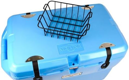 Maluna CLWJ-051 50 Quart Cooler Dry Goods Wire Basket Accessory | Internal Storage Organizer for Maluna 50 Rotomolded Ice Chests | Corrosion Resistant Coated Steel Food Rack | Made in USA