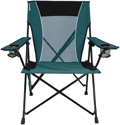 Kijaro Dual Lock Chair - Cayman Blue Iguana - Folding Chair, Sports