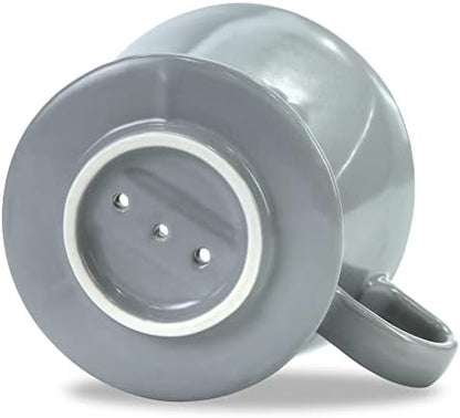 Pour Over Ceramic, Coffee Dripper Ceramic Coffee Maker,Grey