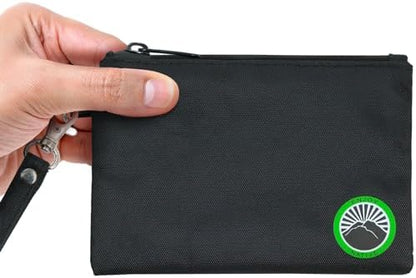 Small Smell Proof Bag 6" x 4", Smell Proof Container, Dog Tested Odor resistant Bag, Best Zipper Odor sealing Pouch Herbs and coffee, Money Organizer & Travel Medicine Bag, Scent resistent Containers