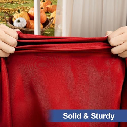 homing Rectangle Table Cloth Cover 6 Foot Red Elastic Fitted Tablecloth
