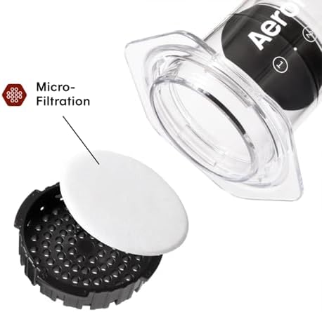 AeroPress Clear Coffee Press, French Press, Pour-Over & Espresso Style