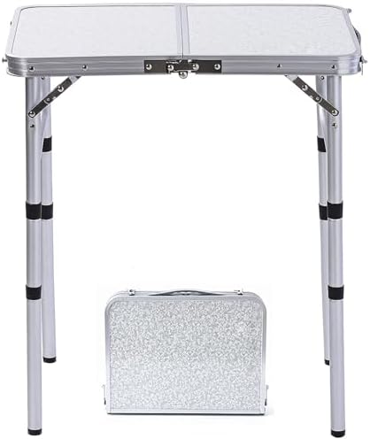 YUFIFAIRY Small Folding Table Portable, 24" L x16 W Foldable Camp Table