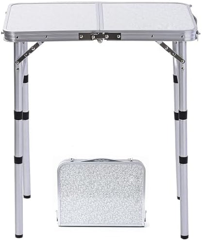 YUFIFAIRY Small Folding Table Portable, 24" L x16 W Foldable Camp Table