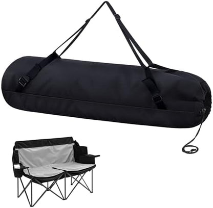 48" Large Camping Chair Bag Replacement, Folding Chairs Bag, Black