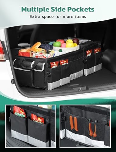 Oasser Trunk Organizer 95L with 20L Removable Cooler Bag for SUV