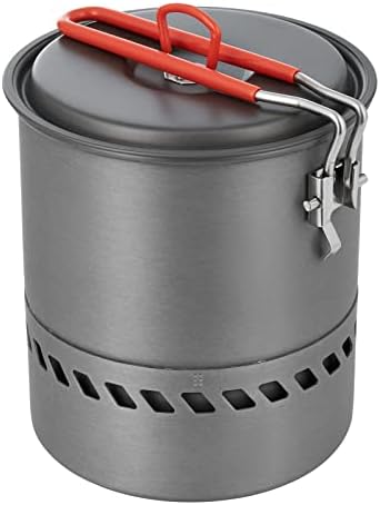 Bulin Camping Pot, 1.5L High Efficiency Backpacking Camping Cooking Set