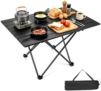 Folding Camping Table, Small Camping Table, Portable Aluminum Camp