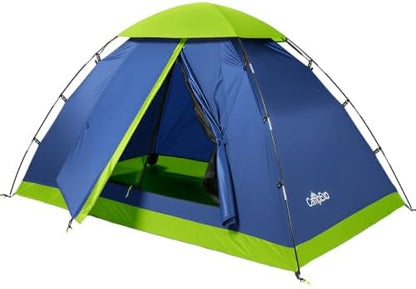 Camping Tent, 1-2 Person Tent, Lightweight Waterproof Backpacking Tent, 5-Minute Setup Outdoor Tent with Carry Bag, Ideal for Camping Hiking