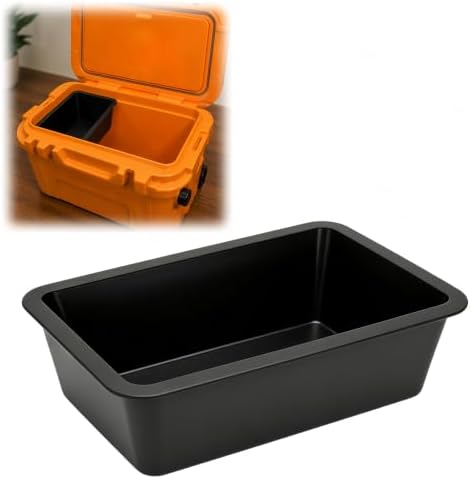 Tray Insert Compatible with Yeti Roadie 15 Cooler, Organizer Divider Storage Tray for Portable Ice Chest, Food Drink Separation Accessory for Outdoor Camping and Travel