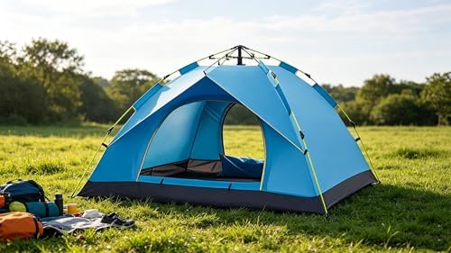 Wind Tour Lightweight Backpacking Camping Tent Waterproof Double Layer Family Tent for Hiking Fishing Outdoor Travel Picnic