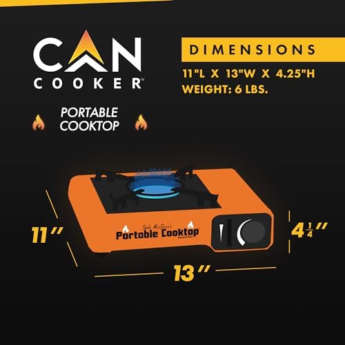 CanCooker Portable Butane Burner Stove | 6 Pack