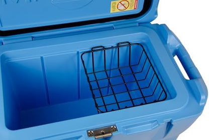 Maluna CLWJ-051 50 Quart Cooler Dry Goods Wire Basket Accessory | Internal Storage Organizer for Maluna 50 Rotomolded Ice Chests | Corrosion Resistant Coated Steel Food Rack | Made in USA