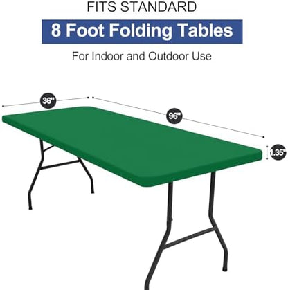 homing Rectangle Table Cloth Cover 8 Foot Elastic Fitted Tablecloth