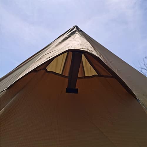 Ultralight Hot Teepee Tent with Stove Jack for 1-2 Person 3.4lb Four-cornered Shape Single Person Tent for Camping Hiking Backpacking - Easy to Set Up