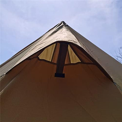 Ultralight Hot Teepee Tent with Stove Jack for 1-2 Person 3.4lb Four-cornered Shape Single Person Tent for Camping Hiking Backpacking - Easy to Set Up