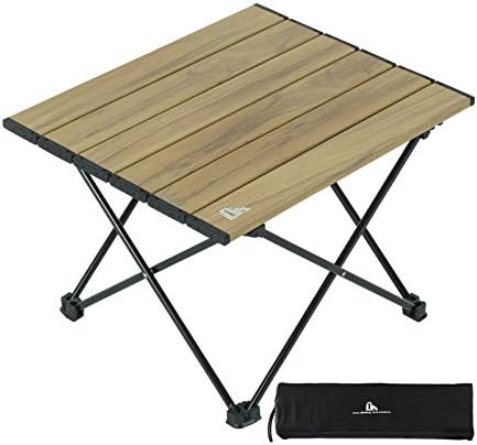 iClimb Ultralight Compact Camping Folding Table (Nature- S)