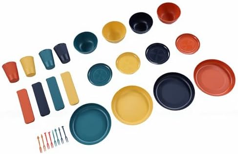 Dinnerware Sets Unbreakable for 4 People