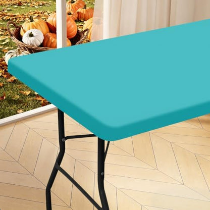 homing Rectangle Table Cloth Cover 4 Foot Elastic Fitted Tablecloth