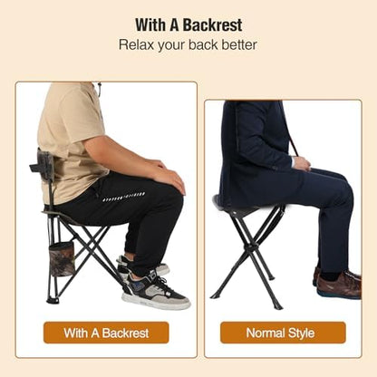 REDCAMP 2 Pack Tripod Hunting Chairs for Blinds
