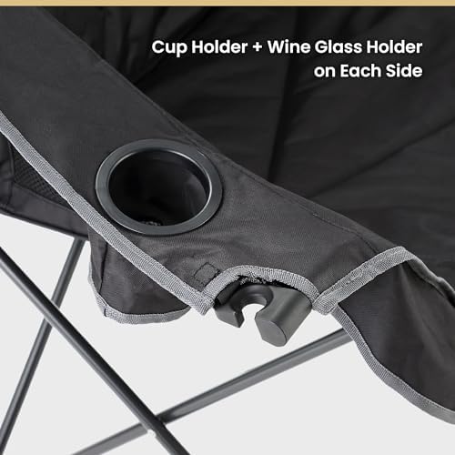 ARROWHEAD OUTDOOR Portable Folding Double Duo Camping Chair Loveseat