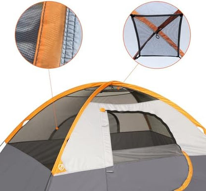 Amazon Basics Camping Tent, 3-Season Dome Design with Rainfly