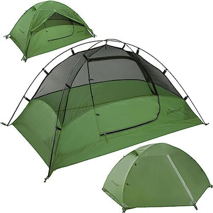 Clostnature 1/2/3/4 Person Lightweight Backpacking Tent, Easy Setup Tent